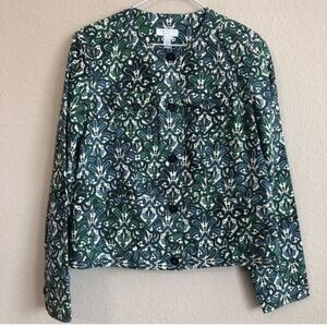 Charter Club Petite Paisley Print Jacket